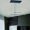 UNIVERSO Függeszték LED 38W 3040lm CCT 1250x300x1500mm IP20 fekete
