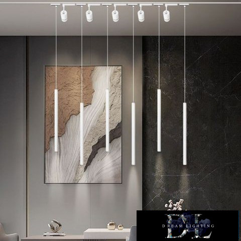 UNIVERSO Egyfázisú sínhez függeszték COB LED 3W 300lm 4000K ∅32x600mm IP20 fekete