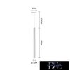 UNIVERSO Egyfázisú sínhez függeszték COB LED 3W 300lm 4000K ∅32x600mm IP20 fekete