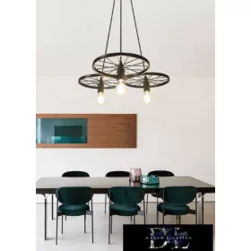 UNIVERSO Függeszték 3xE27 IP20 D590x1200mm fekete