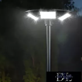   UNIVERSO Solar Ufo lámpa 3.2V-15AH 1700lm 7000k IP65 fekete ø550x125mm