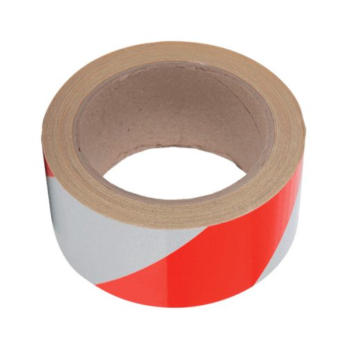 520BRSSHD JELZŐ RAGASZTÓSZALAG 100M/50MM PIROS-FEHÉR