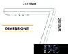 UNIVERSO Mágneses sínbe szerelhető L-alakú Lineáris Lámpa DC:48V 24W 1800LM 3000K RA90 IP20 312x282mm Fekete