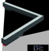 UNIVERSO Mágneses sínbe szerelhető L-alakú Lineáris Lámpa DC:48V 24W 1800LM 4000K RA90 IP20 312x282mm Fekete
