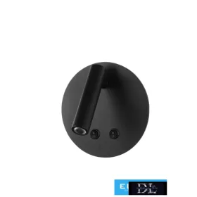 UNIVERSO Fali lámpa 8w 720lm 3000K IP54 fekete 3 év