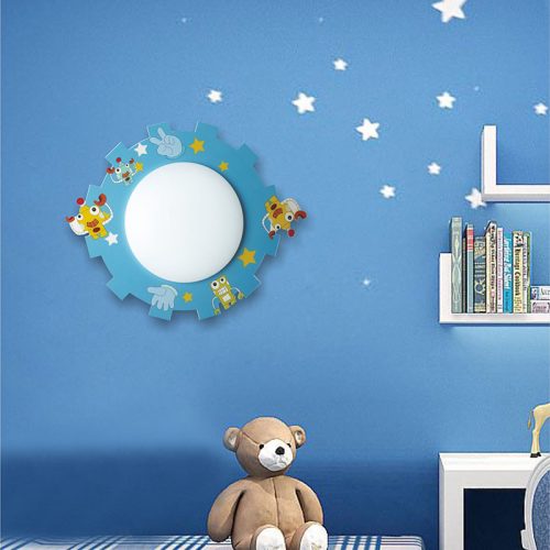 ELDLUX WINKLE fali és mennyezeti lámpa 3×E14 kék