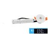 UNIVERSO LED vészkijárat süllyesztett lámpatest 3w 400lm 6500K 6.4v 1800mAH 3óra IP23 D225x50mm