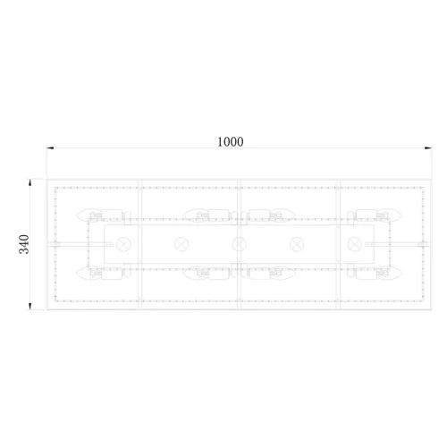 ELDLUX ELDALIZ kristály üveg csillár L1000 E14×13