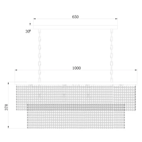 ELDLUX ELDALIZ kristály üveg csillár L1000 E14×13