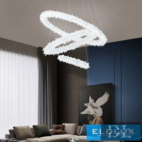 ELDLUX ELDAMARILL kristályüveg függeszték D800 488W CCT