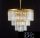 ELDLUX ELDICICLE kristály üveg csillár E14×14 D600x554mm arany