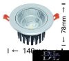 UNIVERSO LED süllyestett lámpa 20w 1800lm 4000K 24° IP20 alumínium 140x78mm/120mm