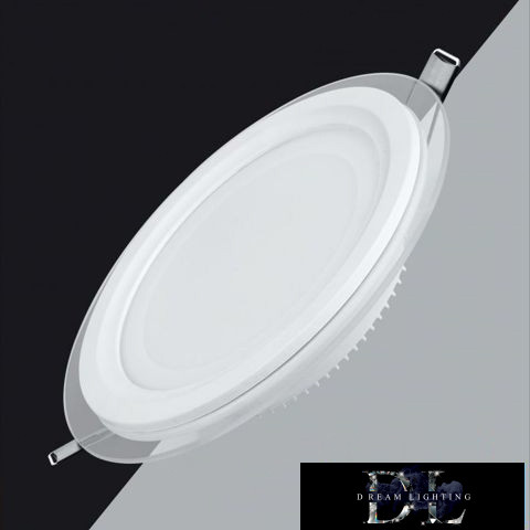 UNIVERSO Köralakú süllyesztett LED panel 18w 1800lm CCT kapcsolóval IP20 fehér
