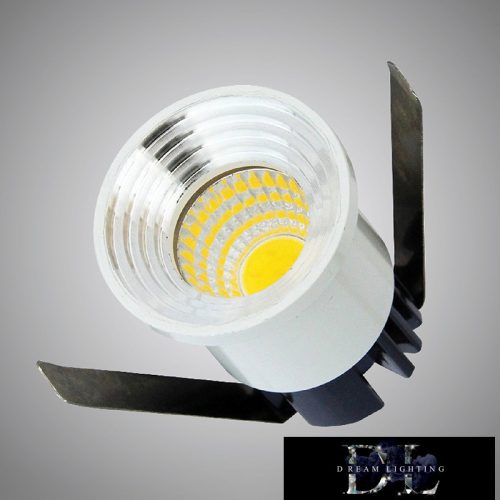 UNIVERSO mini spot lámpatest 3w 6500K 300lm 30° IP20 ∅35×47mm ezüst