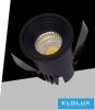 UNIVERSO Mini spot lámpatest 3w 4000k 300lm 30° IP20 Fekete D35x47mm kivágás:D28mm