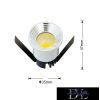 UNIVERSO mini spot lámpatest 3w 4000k 300lm 30° IP20 ∅35×47mm ezüst