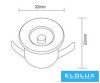 UNIVERSO mini spot lámpatest 1w 4000k 100lm 30° IP20 ∅32×22mm fehér