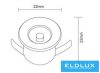 UNIVERSO mini spot lámpatest 1w 4000k 100lm 30° IP20 ∅32×22mm fekete