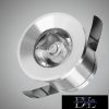 UNIVERSO mini spot lámpatest 1w kék 100lm 30° IP20 ∅31×22mm ezüst