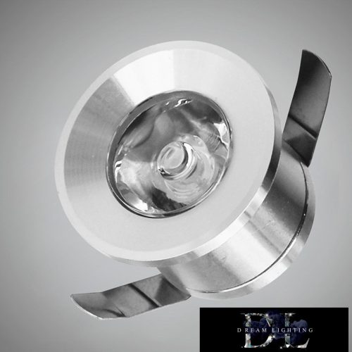 UNIVERSO mini spot lámpatest 1w kék 100lm 30° IP20 ∅31×22mm ezüst