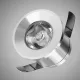 UNIVERSO mini spot lámpatest 1w kék 100lm 30° IP20 ∅31×22mm ezüst