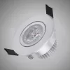 UNIVERSO mini spot lámpatest 3w 6500K 270lm 30° IP20 ∅68×32mm ezüst