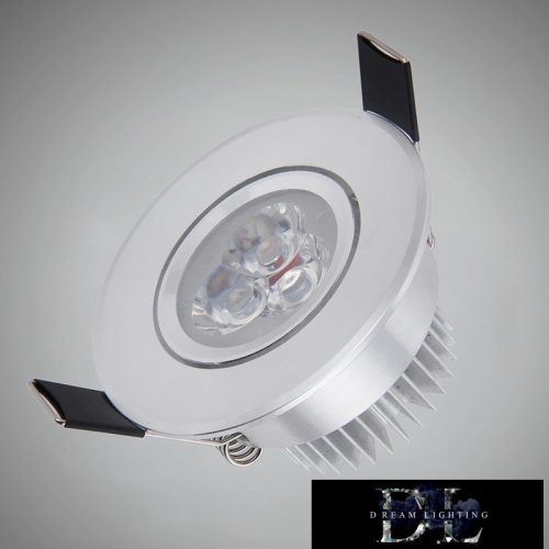 UNIVERSO mini spot lámpatest 3w 6500K 270lm 30° IP20 ∅68×32mm ezüst