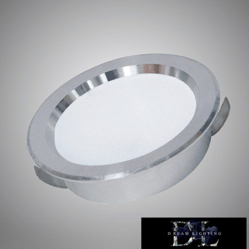 UNIVERSO mini spot lámpatest 3w 6500K 240lm 120° IP20 ∅70×19mm ezüst