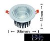 UNIVERSO LED süllyestett lámpa 7w 630lm 3000K 24° IP20 alumínium 