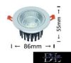 UNIVERSO LED süllyestett lámpa 7w 630lm 6500K 24° IP20 alumínium 