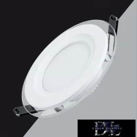   UNIVERSO Köralakú süllyesztett LED panel 6w 500lm CCT IP20 fehér