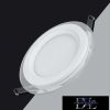 UNIVERSO Köralakú süllyesztett LED panel 9w 780lm CCT IP20 fehér