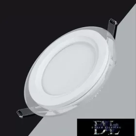   UNIVERSO Köralakú süllyesztett LED panel 9w 780lm CCT IP20 fehér