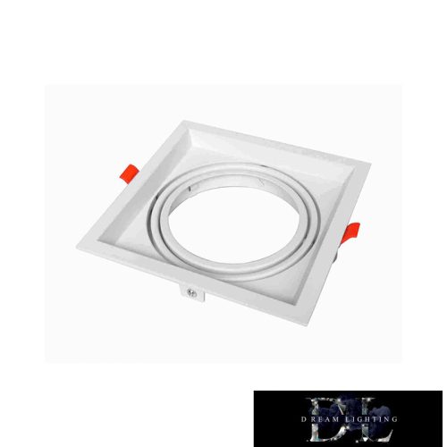 UNIVERSO Süllyesztett spot keret 1*AR111 fehér 175x175mm / kivágás 160x160mm