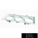 UNIVERSO Süllyesztett spot keret 3*AR111 fehér 475x175mm / kivágás 460x160mm