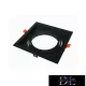 UNIVERSO Süllyesztett spot keret 1*AR111 fekete 175x175mm / kivágás 160x160mm