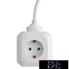 EMOS hosszabbító 4 aljzat + 2 USB 1.9m 1.5mm