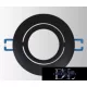 UNIVERSO Süllyesztett spot lámpatest 1xMR16 fekete ∅90x20mm/∅75mm