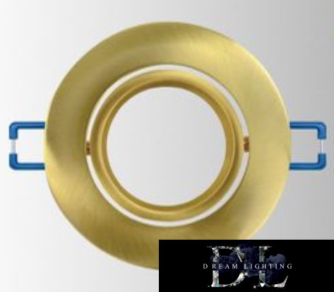 UNIVERSO Süllyesztett spot lámpatest 1xMR16 arany ∅90x20mm/∅75mm