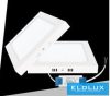 UNIVERSO Négyzet alakú falon kívüli LED panel 6w 480lm CCT/kap. 120° IP20 Fehér 120x120x35mm 3év