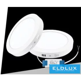   UNIVERSO Kör alakú falon kívüli LED panel 6w 480lm CCT/kap. 120° IP20 Fehér D120x34mm 3év