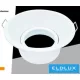 UNIVERSO Süllyesztett spot lámpatest 1xPAR16 foglalat nélkül IP20 Fehér D90x40mm kivágás:D82mm