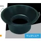 UNIVERSO Süllyesztett spot lámpatest 1xPAR16 foglalat nélkül IP20 Fekete D90x40mm kivágás:D82mm