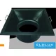 UNIVERSO Süllyesztett spot lámpa 1xPAR16 foglalat nélkül IP20 Fekete 90x90x40mm kivágás:D82mm