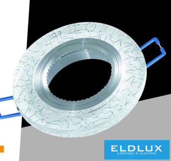 UNIVERSO Süllyesztett spot lámpa 1xPAR16 foglalat nélkül IP20 Króm D90x25mm kivágás:D60mm