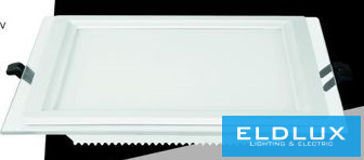 UNIVERSO Négyzet alakú süllyesztett LED panel 18w 1800lm CCT/kap. 120° IP20 Fehér 220x220mm kivágás:165x165mm