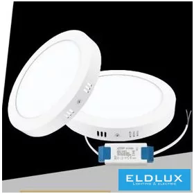   UNIVERSO Kör alakú falon kívüli LED panel 12w 1200lm CCT/kap. 120° IP20 Fehér D170x35mm 3év