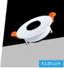 UNIVERSO Süllyesztett spot lámpa 1xPAR16 foglalat nélkül IP20 Fehér D88x40mm kivágás:D75mm