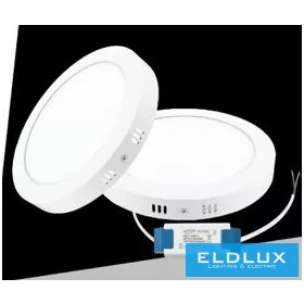   UNIVERSO Kör alakú falon kívüli LED panel 18w 1800lm CCT/kap. 120° IP20 Fehér D225x35mm 3év