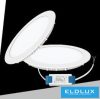 UNIVERSO Kör alakú süllyesztett LED panel 24w 2400lm CCT/kap. 120° IP20 Fehér D300mm kivágás:D280mm 3év